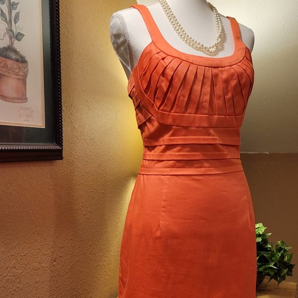 Orange Marvin Richards Dress, Size 8 - Picture 3 of 4